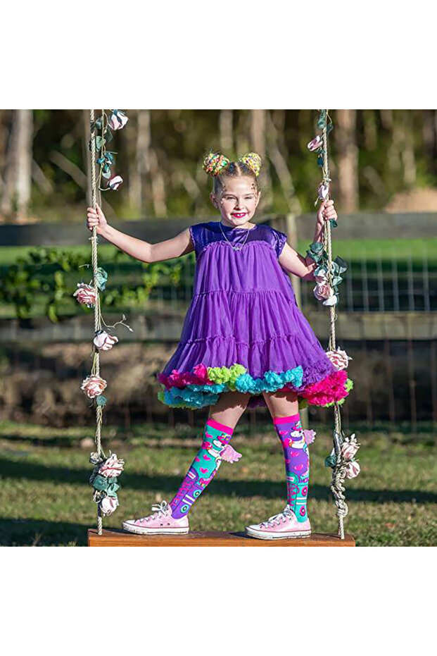 KANATLI SKATERCORN ÇORAP - 4