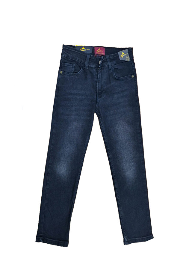 Boy's Lycra Flexible Basic Jeans - 1