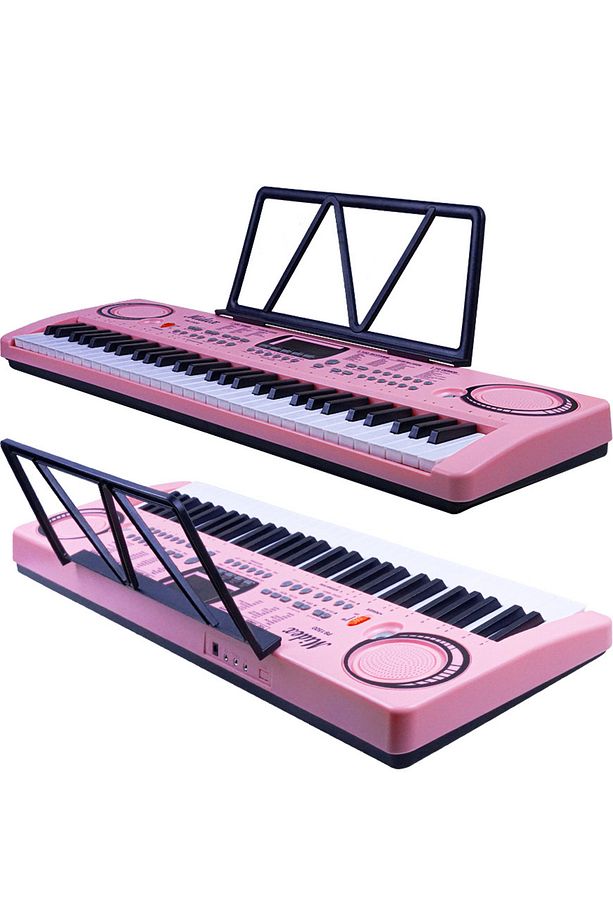 Ps-1500pk-h Başlangıç Için Pembe 61 Tuşlu Org Kulaklık Notalık Mikrofon metod - 5