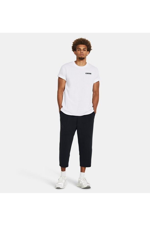 Erkek UA Unstoppable Fleece Baggy Crop Eşofman Altı 1384010-001 - 3