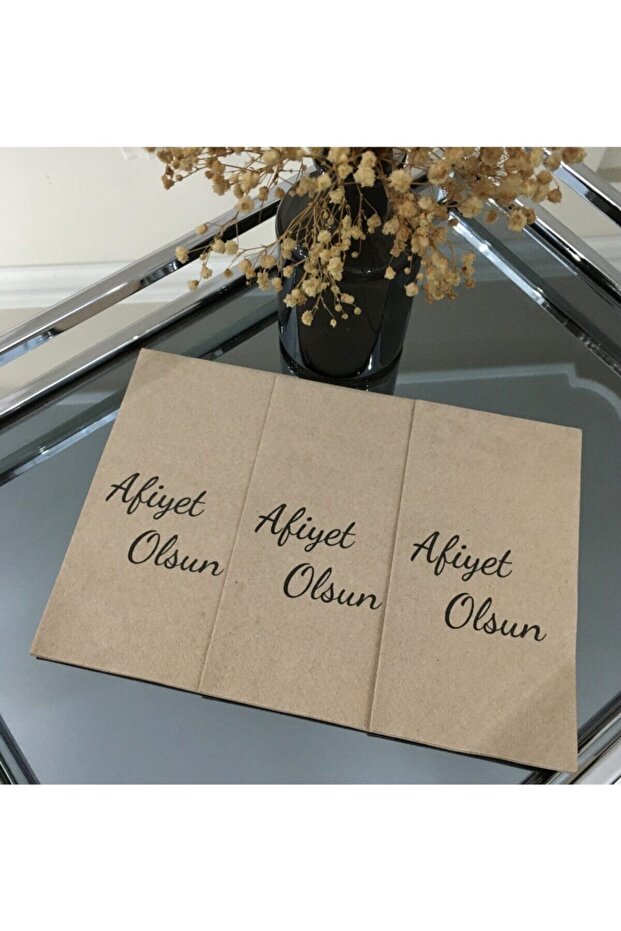 Bon Appetit Kraft Presentation Napkin 16 Pieces