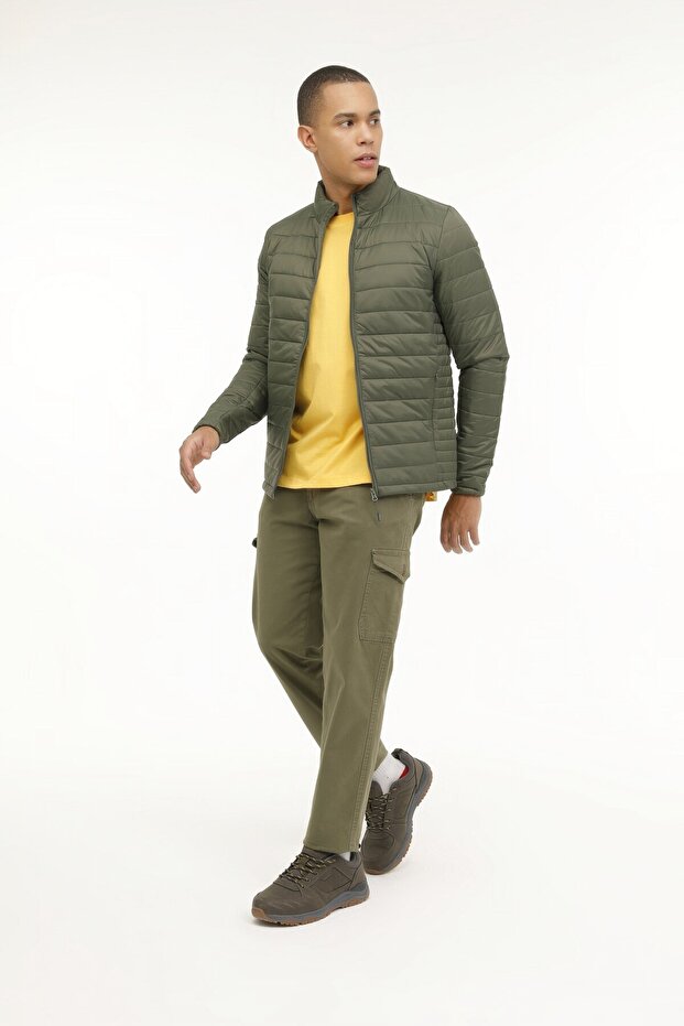MB BASIC PADDED COAT 3PR Haki Erkek Mont - 3