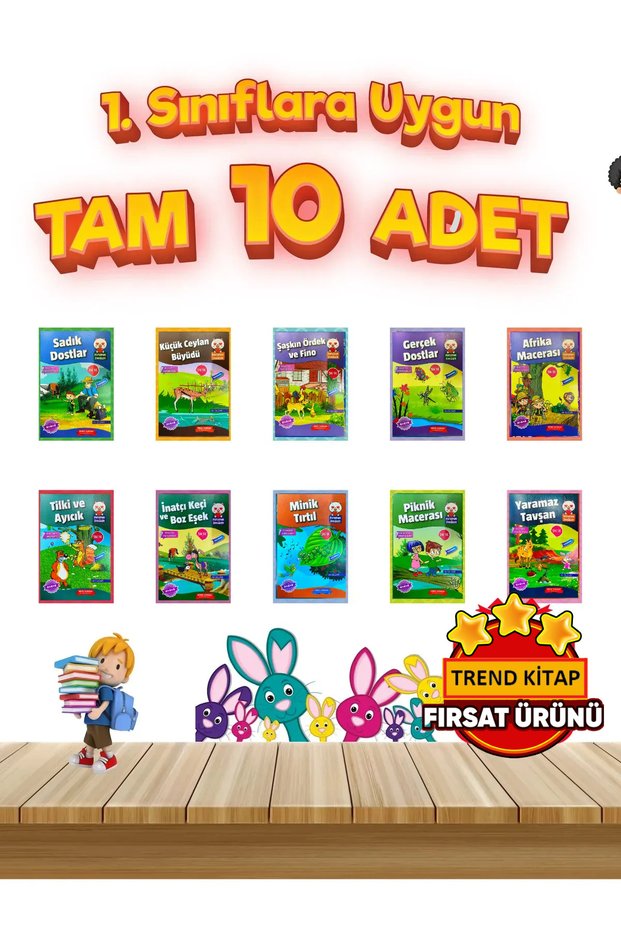 Set of Gönül Pofuduk Stories That Will Make You Love Reading, Suitable for 1St Grade Students