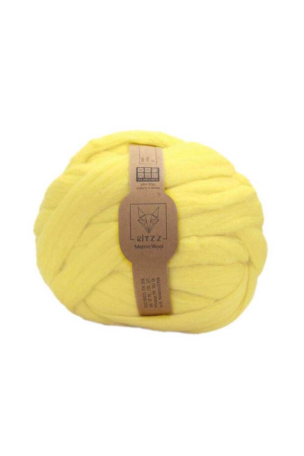 Dev Yün El Örgü İpi D02 Limon Sarı 500G - 1