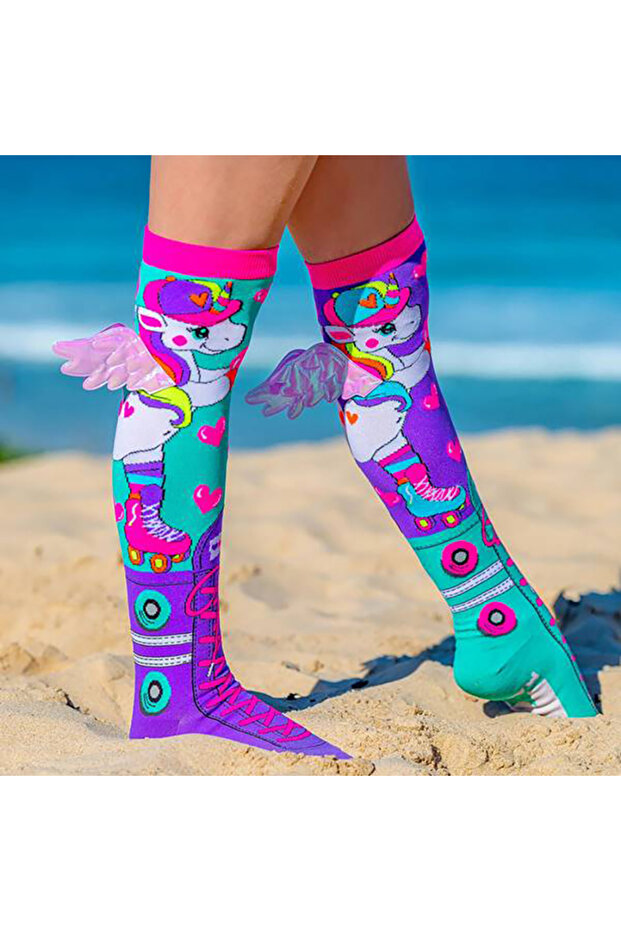 KANATLI SKATERCORN ÇORAP - 1