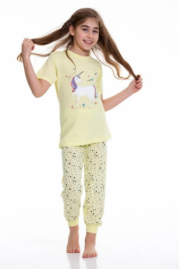 Çocuk Pijama Takımı Unicorn Desenli - 2