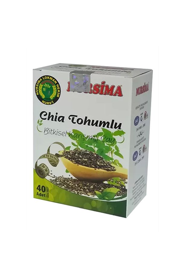 Kumraldede Bakkal Chia Tohumlu Çay 40 Adet Süzen Poşet Çay - 1