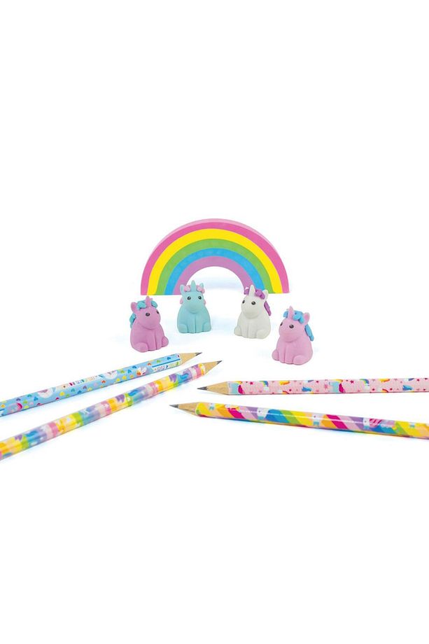 Unique Unicorn Silgi Seti - Çilek Kokulu - 4