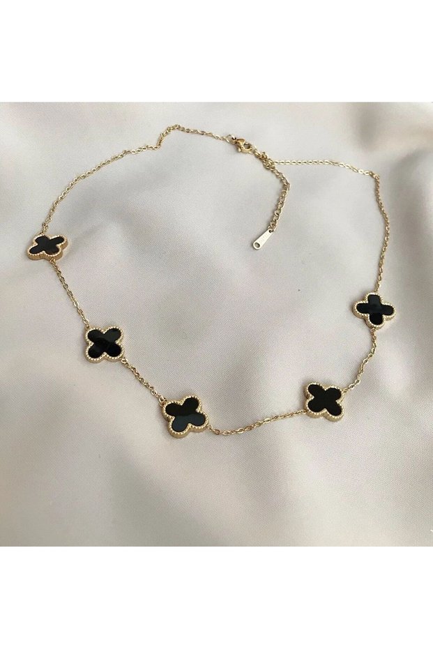 Van Cleef Steel Stainless Necklace Set of 5