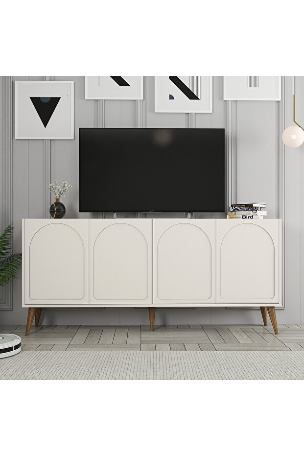 Lyon Konsol V765 - Krem / Ceviz - 5