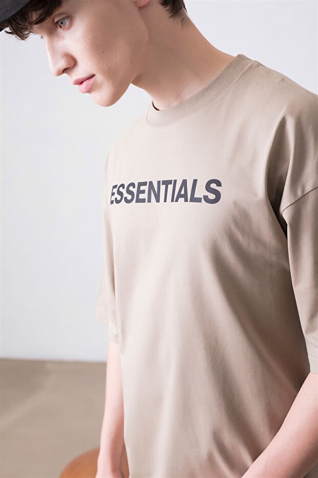 Μπλουζάκι Unisex Essentials Stone - 1
