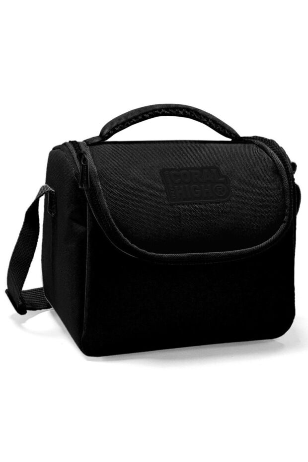 Thermo Insulated Black School Lunch Box - Male