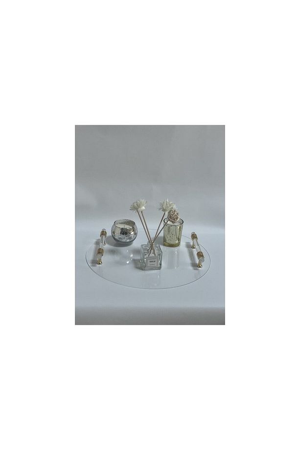 SUNUM DAİRE TEPSİ MODERN KULPLU - 5