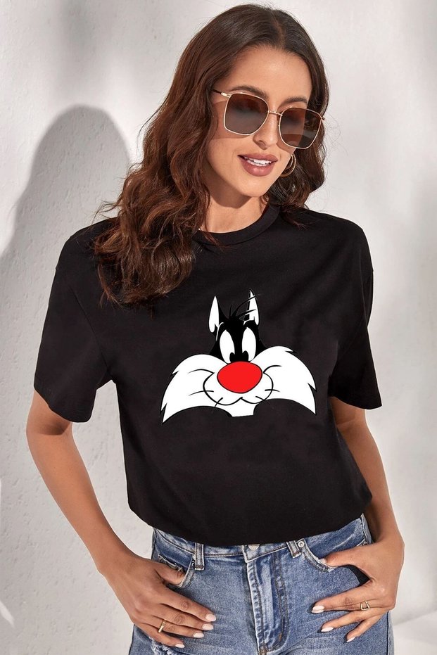 Unisex Sylvester Printed T-shirt