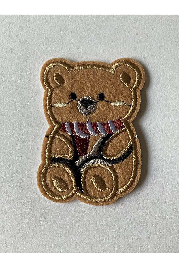 Bear,Bear,Wild Life,Wild Life Patch,Peach,Accessory,Mix and Jeans Patch