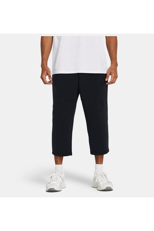 Erkek UA Unstoppable Fleece Baggy Crop Eşofman Altı 1384010-001 - 1