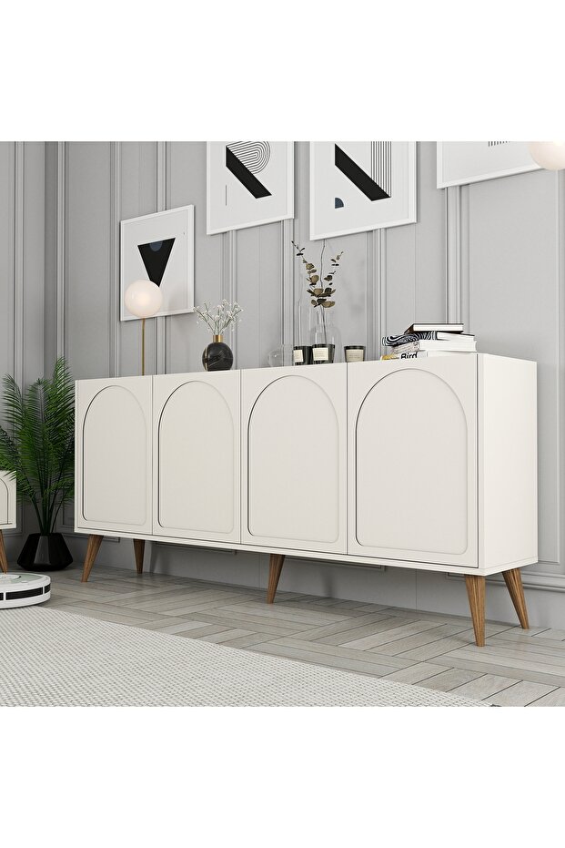 Lyon Konsol V765 - Krem / Ceviz - 3