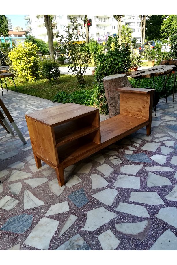 Masif Ahşap Plak ve Pikap Dolabı - Rpt12 - 3