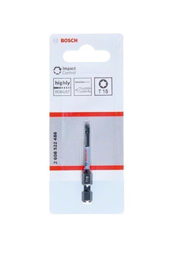 Impactc Torx Bits Ucu T15 X 50 Mm 1'li 2608522486 - 2