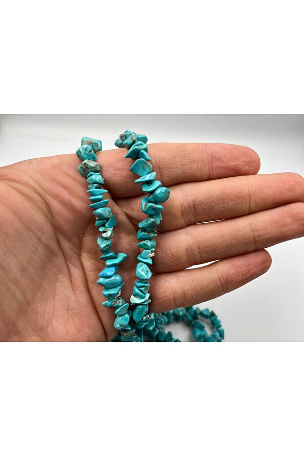 Turquoise Natural Broken Stone String Bead Accessory Jewelry Necklace Bracelet (1 String)