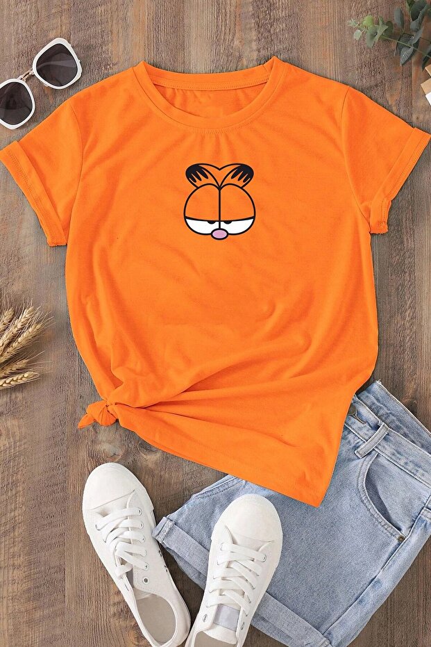 Unisex Garfield Printed T-shirt