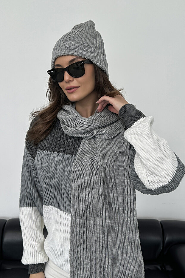 Set de tricotaje eșarfă - 5