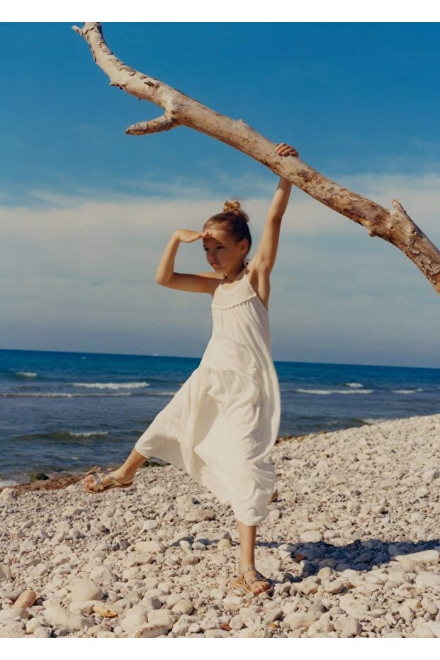 Dantel Balon Elbise - 1