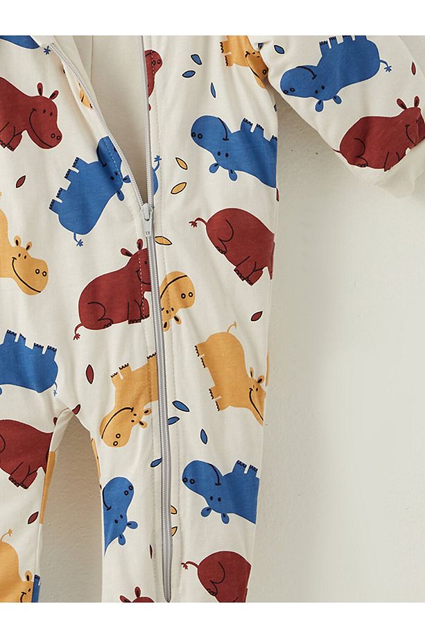 LCW baby Bej 2.5 Tog Elyaflı Erkek Bebek Uyku Tulumu - 3