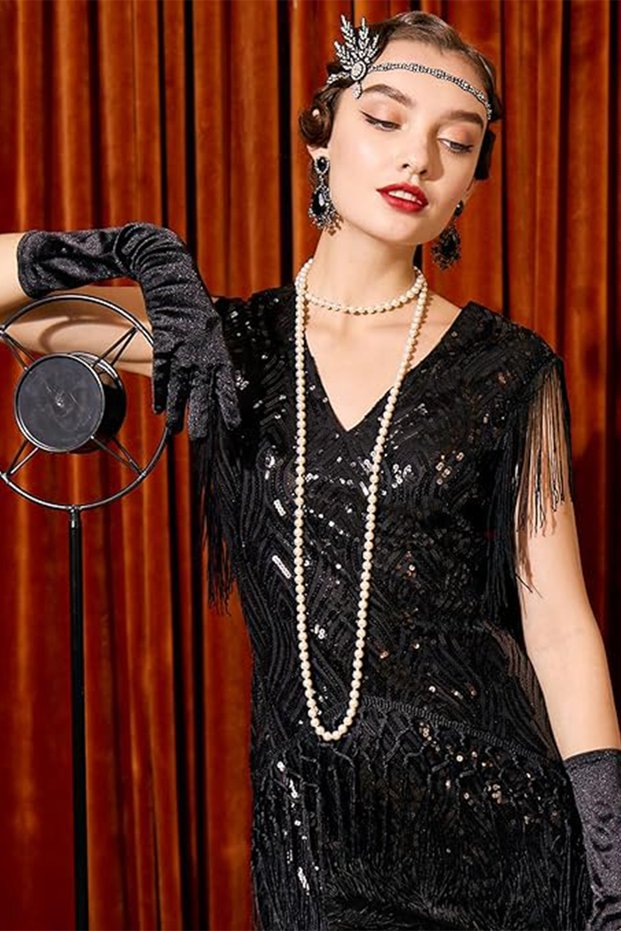 Half Sleeve Glossy Satin Gloves Satin Bridal Wedding Wedding Gloves Black