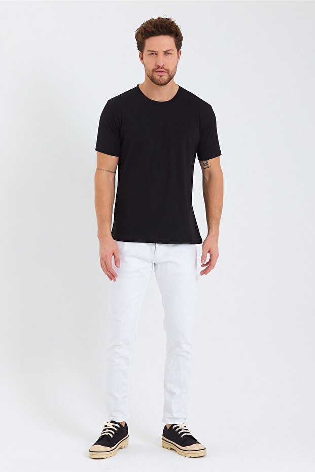 Μπλουζάκι Basic Crew Neck (Βαμβακερό) - 3