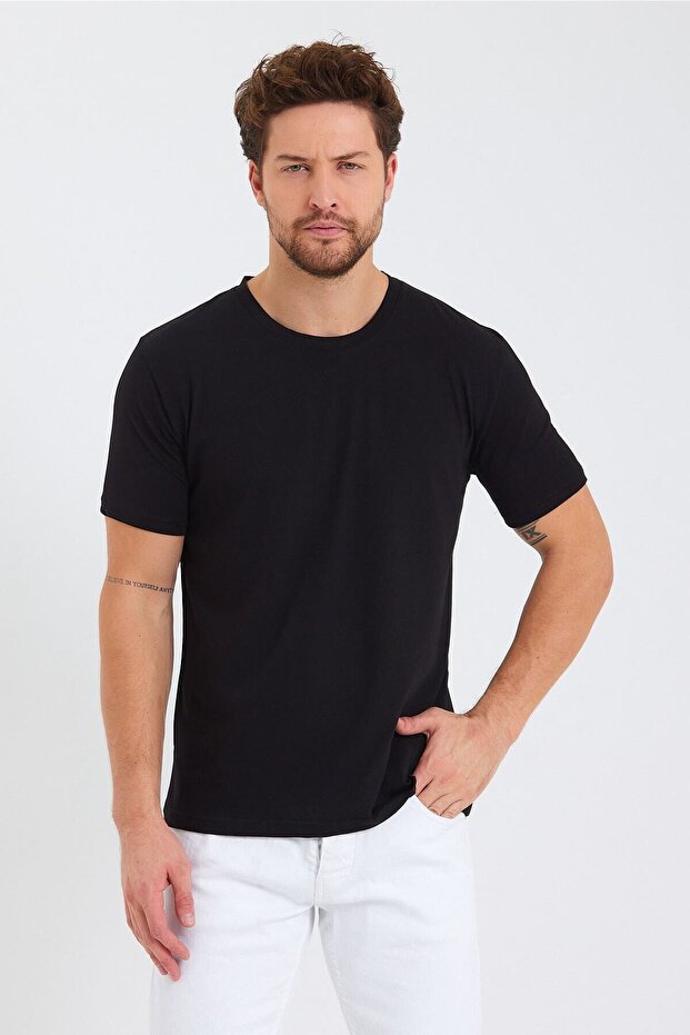 Μπλουζάκι Basic Crew Neck (Βαμβακερό) - 6