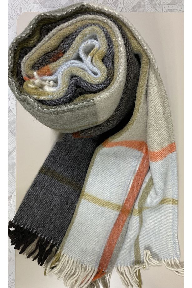 Gençev Home && %100 Saf Yün Scotch Battaniye Tek Kişilik Scotch Yün Battaniye - % 100 Saf Yün - Wool - 2