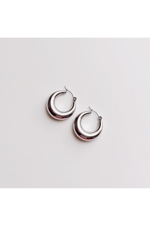 باريس رمادي الصلب Earring