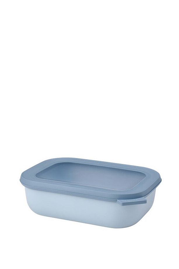 Multi Bowl Cirqula Rectangular Açık Mavi Yemek Kabı 2000 ml - 1
