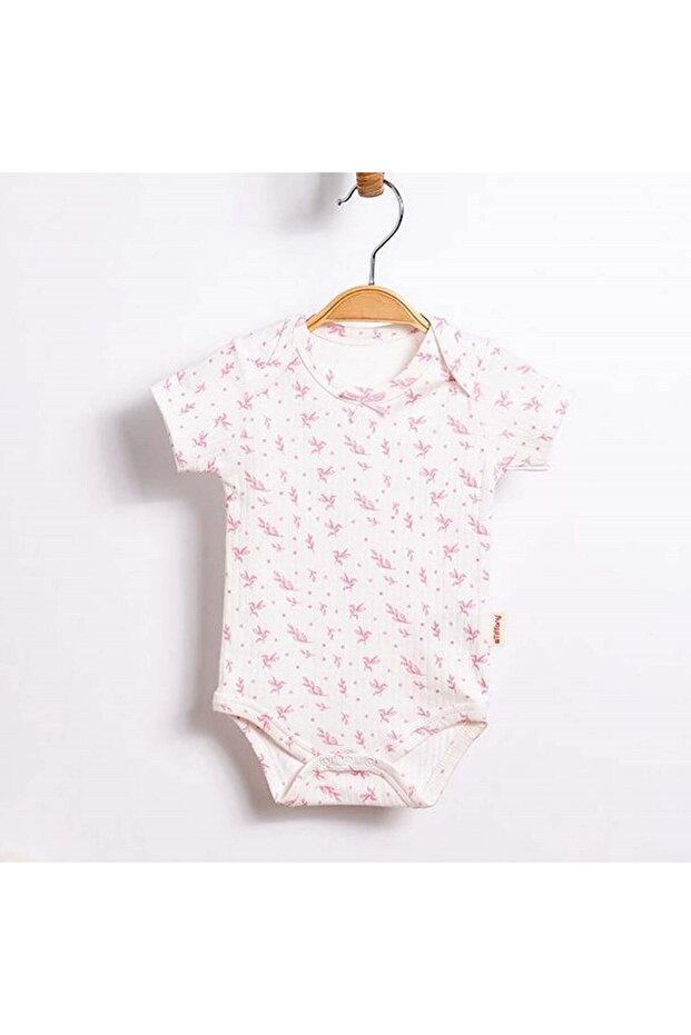 Baby Wildflowers Theme Half Sleeve Baby Body 63008