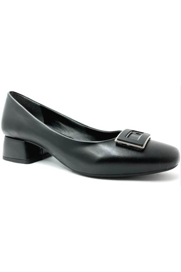 289183 Black Women's Hazelnut Heel Shoes