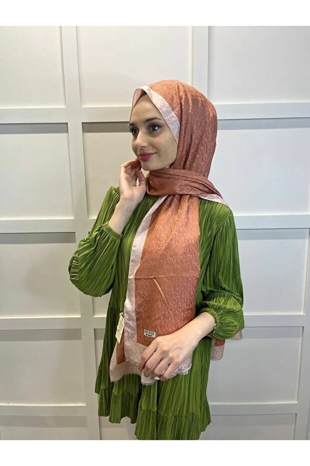 Hintipek Monogram Şeritli Şal - 2