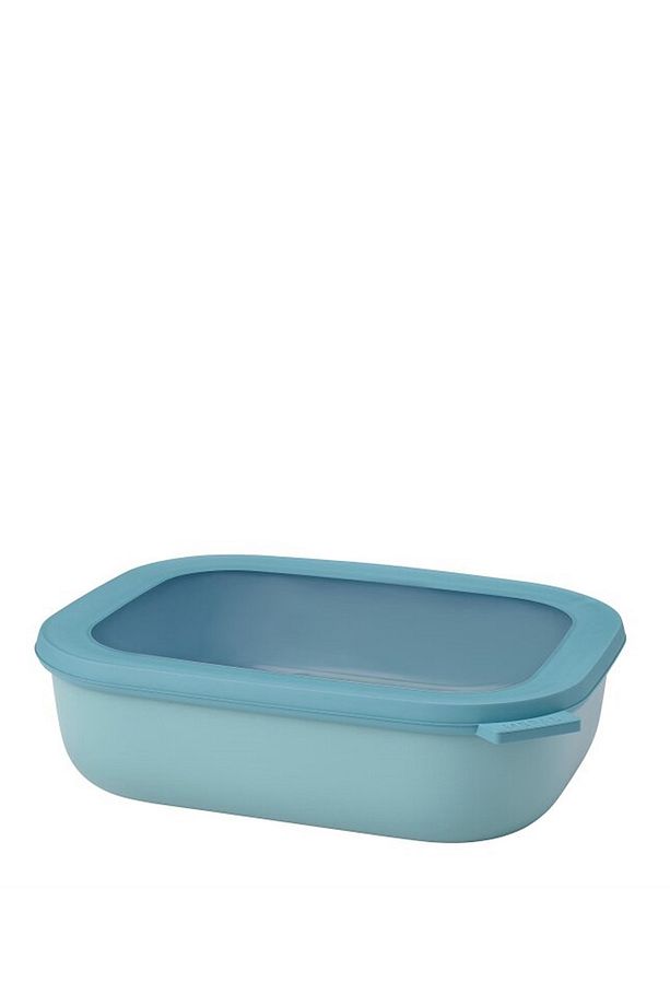 Multi Bowl Cirqula Rectangular Su Yeşili Yemek Kabı 2000 ml - 1