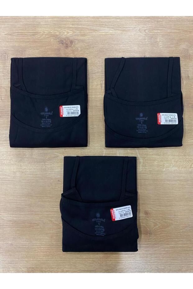 İp Askılı Atlet / 3 Adet - 2