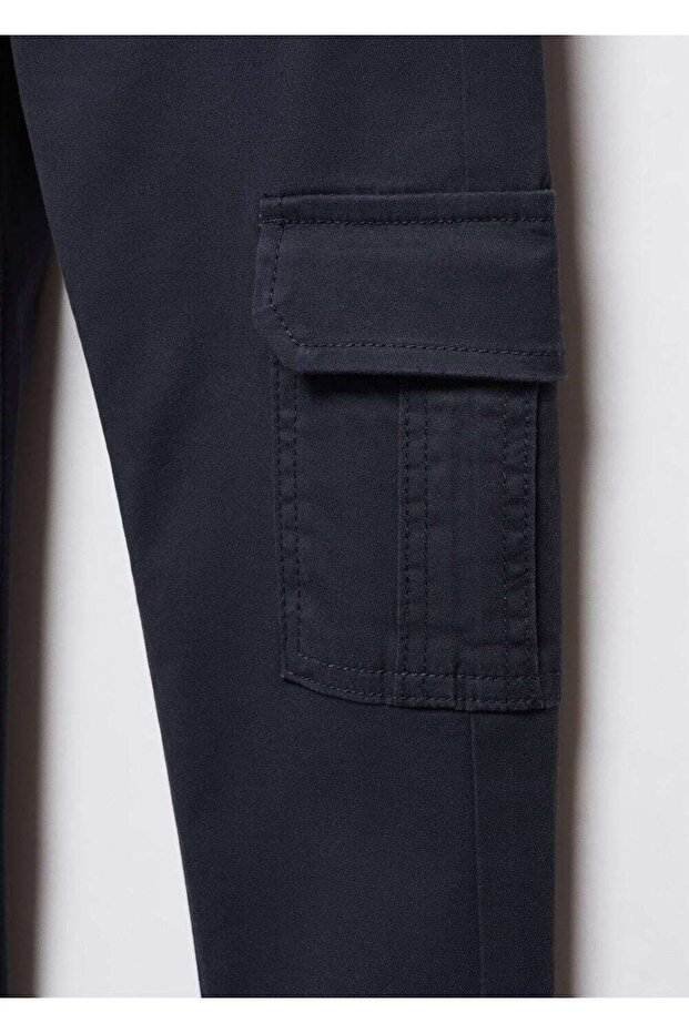 Pamuklu Kargo Pantolon - 5