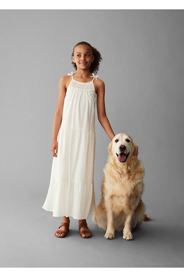 Dantel Balon Elbise - 4