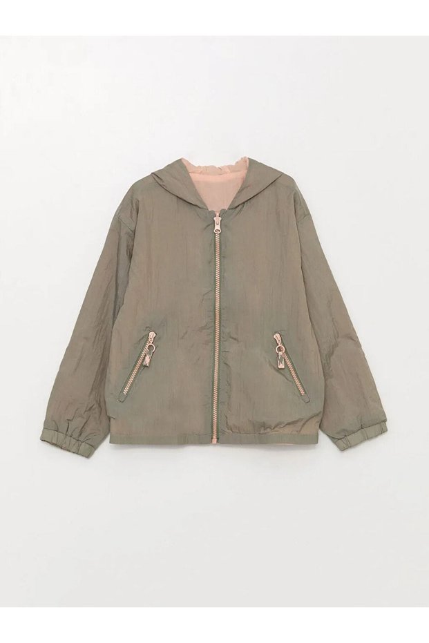 LCW Kids Hooded Reversible Girl's Coat