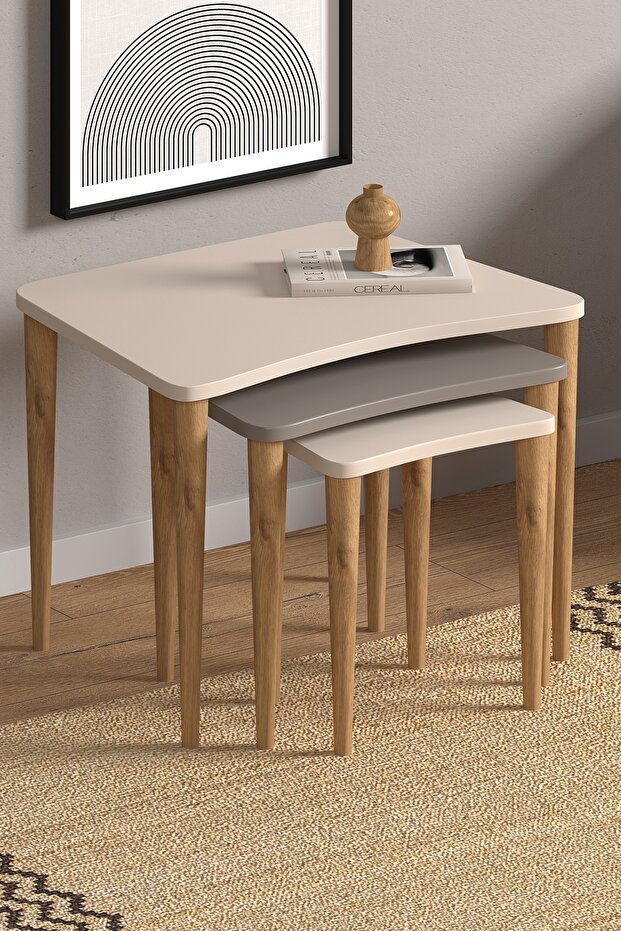 Nero 3'lü Zigon Sehpa - 2