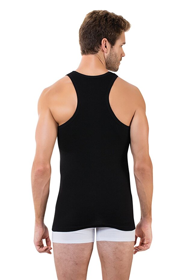 3 Pieces Athlete Rambo Ribbed Tank Top