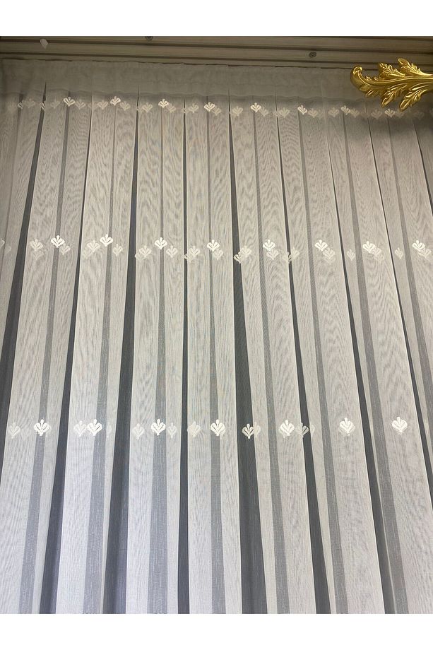 TT ZEMİN PERDE SERPME TÜL PERDE SALON (1,3) SIK PİLE - 2