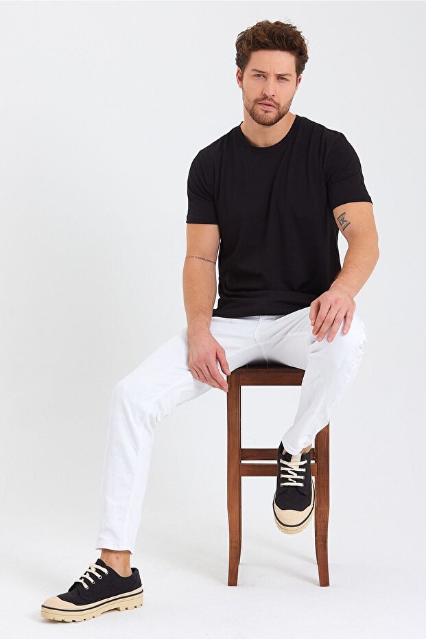 Μπλουζάκι Basic Crew Neck (Βαμβακερό) - 8