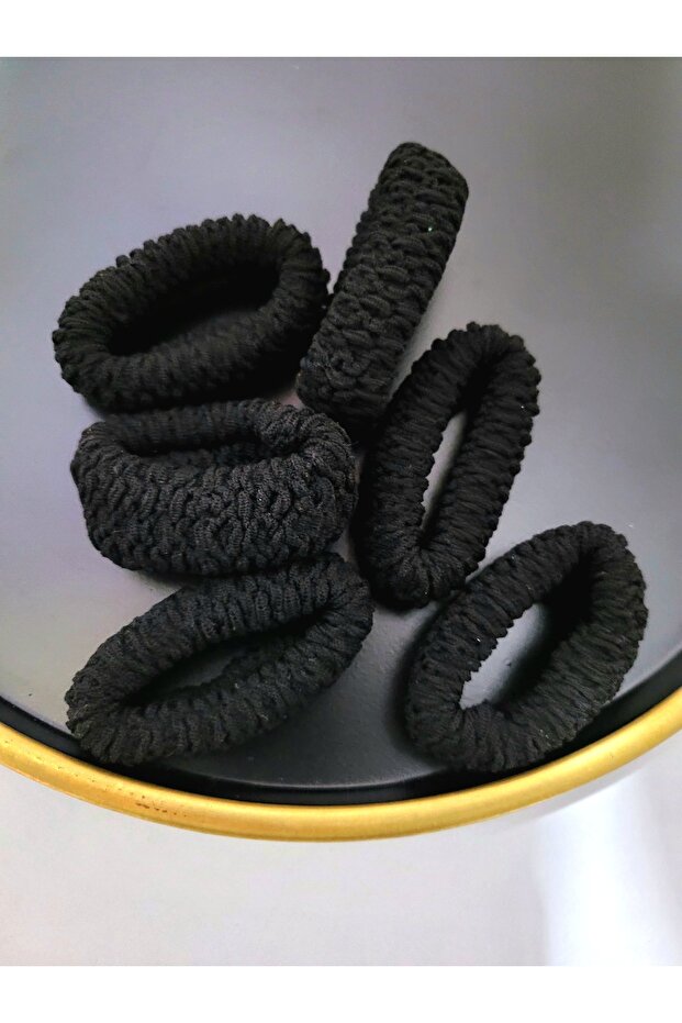 6 PCS EXTRA THICK RUBBER BUCKLE HAIR BINDING BUCKLE