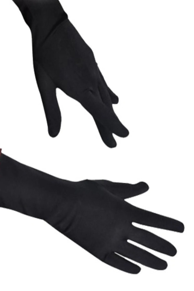 Kadın Siyah Eldiven Namaz Eldiveni - 1