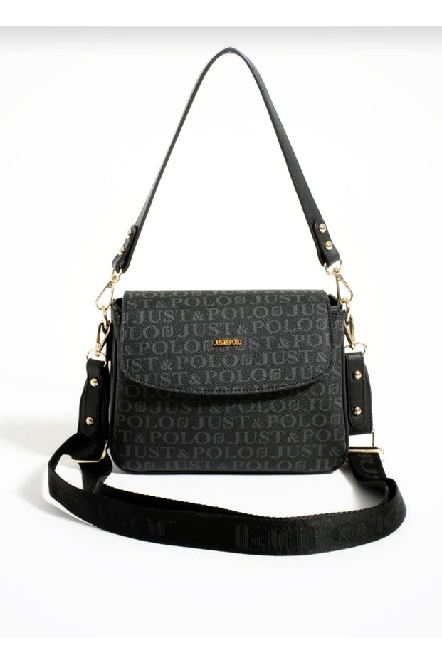 Women's Shoulder and Crossbody Bag with Two Compartments, 4 Compartments, Two Straps (cantamgelsin)