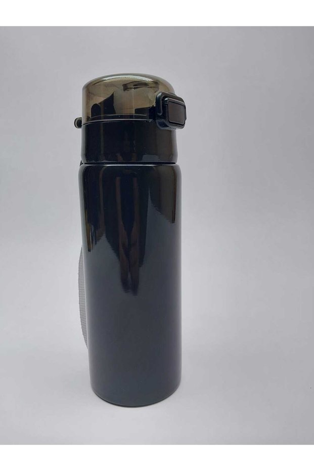 304 quality Stainless Steel Body Water Bottle 600 ml - Black Color